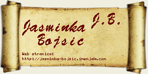 Jasminka Bojšić vizit kartica
